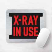 使用中のX線の警告光標識 – 放射線安全 マウスパッド (マウス)