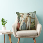 使用人によって出席されるプランターおよび彼の妻c.1 クッション (椅子)