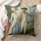 使用人によって出席されるプランターおよび彼の妻c.1 クッション (ブランケット)