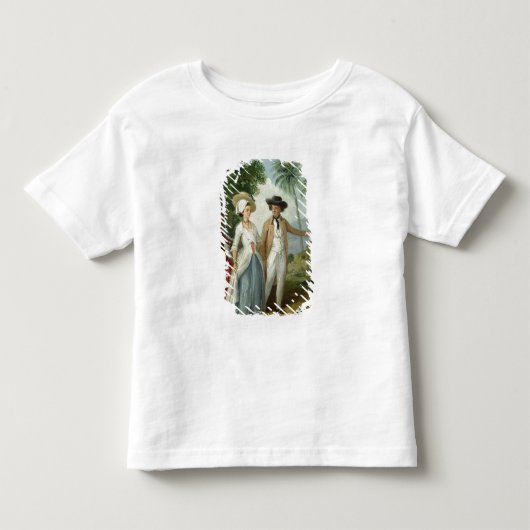 使用人によって出席されるプランターおよび彼の妻c.1 トドラーTシャツ (正面)