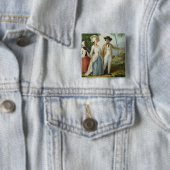 使用人によって出席されるプランターおよび彼の妻c.1 缶バッジ (インサイチュ)