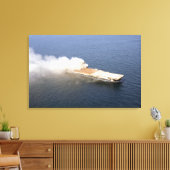 使用停止の航空機である元オリスカニー キャンバスプリント (インサイチュ (リビング))