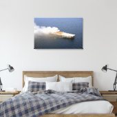 使用停止の航空機である元オリスカニー キャンバスプリント (インサイチュ (寝室))