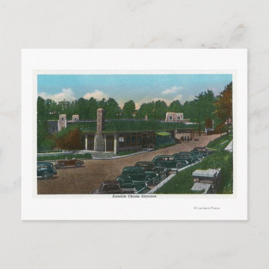 使用可能なキャズムの入り口のビュー ポストカード (正面)