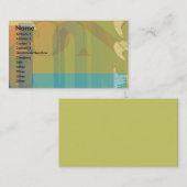 使用文字 名刺 (正面/裏面)