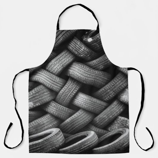 使用済みの積み重ねタイヤゴムをパイル エプロン (正面)