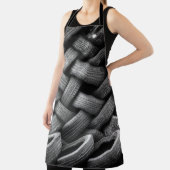 使用済みの積み重ねタイヤゴムをパイル エプロン (インサイチュ)