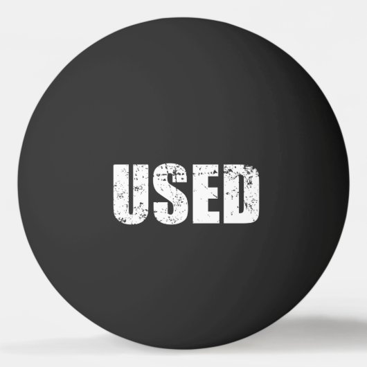 使用済みピンポンボール 卓球ボール (正面)