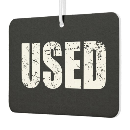 使用済み空気清浄機 カーエアーフレッシュナー (左)