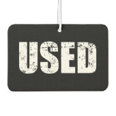 使用済み空気清浄機 カーエアーフレッシュナー (正面)