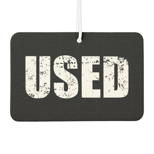 使用済み空気清浄機 カーエアーフレッシュナー (正面)