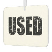 使用済み カーエアーフレッシュナー (左)