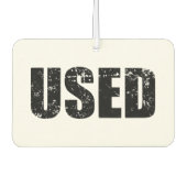 使用済み カーエアーフレッシュナー (正面)