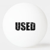 使用済み 卓球ボール (裏面)