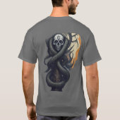 使用禁止の知識Tシャツ Tシャツ (裏面)