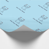 使用顔マスクキットンラッピング紙 ラッピングペーパー (角)