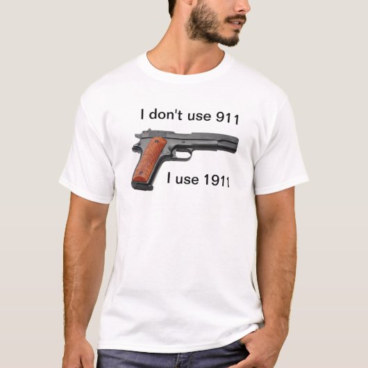 使用911は Tシャツ (正面)