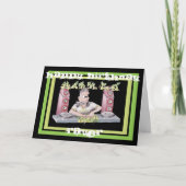 例えばDJの漫画のバースデー・カードに印を付けて下さい カード (正面)