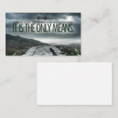 「例の設定」感動的引用文 ノートカード (正面/裏面)