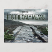 「例の設定」感動的引用文 ポストカード (正面)