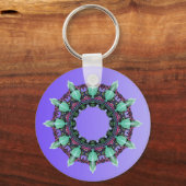 例カラーグラデーションのみ – バイオレット キーホルダー (正面)