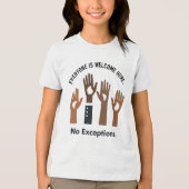 例外なく誰もが歓迎する トライブレンドTシャツ (正面)