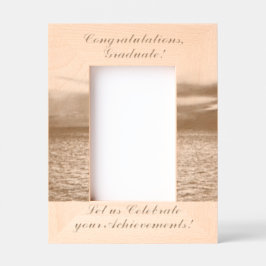 例外的なお祝い卒業生の木枠 レーザー彫刻フレーム