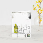 例外的なメッセージカード カード (黄色い花)