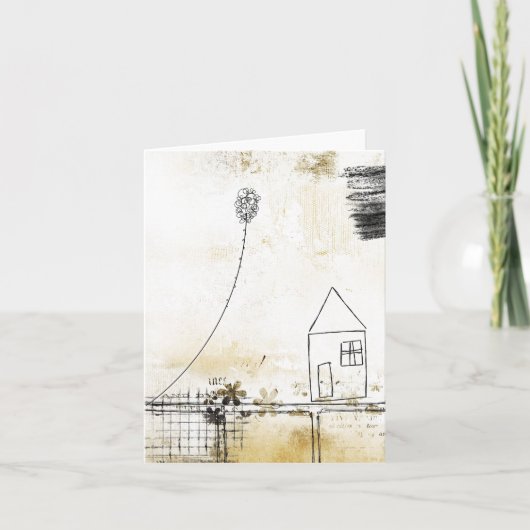 例外的なメッセージカード サンキューカード (正面)