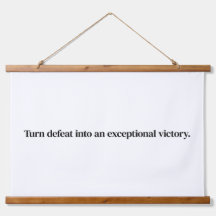 例外的な勝利の木材トップウォールタペストリー