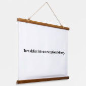 例外的な勝利の木材トップウォールタペストリー 吊り下げ型タペストリー (傾斜あり)