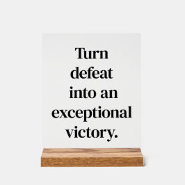 例外的な勝利アクリル記号 アクリルサイン