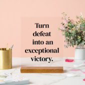 例外的な勝利アクリル記号 アクリルサイン (ウェディング)