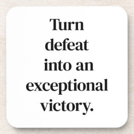 例外的な勝利懸命プラスチックコースター コースター