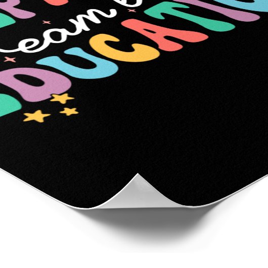 例外的な教育ドリームチームSped Ese先生 ポスター (角)