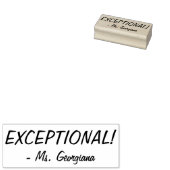 「例外的!」 先生スタンプ ラバースタンプ (押印)