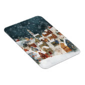 例示的なクリスマスシティ マグネット (右側)