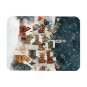 例示的なクリスマスシティ マグネット (横)