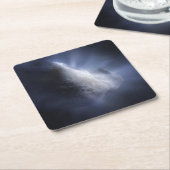 例示的にCometテンペルを閉じる。 スクエアペーパーコースター (アングル)