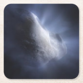 例示的にCometテンペルを閉じる。 スクエアペーパーコースター (正面)