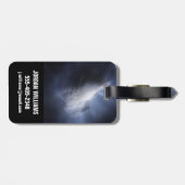 例示的にCometテンペルを閉じる。 ラゲッジタグ (裏面横)