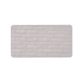 例示赤レンガの壁 ラベル (正面)