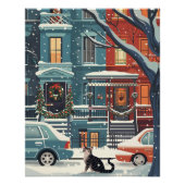 例証ニューヨーク市街レトロ ポスター (正面)