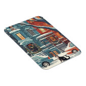 例証ニューヨーク市街レトロ マグネット (右側)