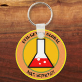 例：不機嫌・サイエンティスト・キーチェーン キーホルダー (正面)
