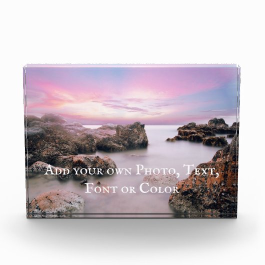 例:自分のイメージを追加してパーソナライズ。 フォトブロック (正面)