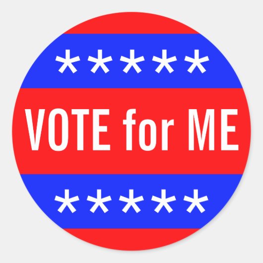 例:色のみ | fire red +テキスト ラウンドシール (正面)