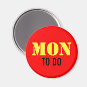 例： ONLY COLOR / fire red +テキスト マグネット (正面/裏面)