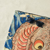 侍がサラマンダーと戦う ビーチタオル (インサイチュ)