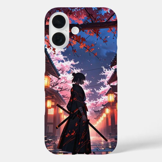 侍さくらんぼの花 Case-Mate iPhoneケース (裏面)